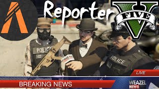 GTA 5│FiveM│👮 Policejní Reportér 👮│⏫ Povýšení na Důstojníka! ⏫