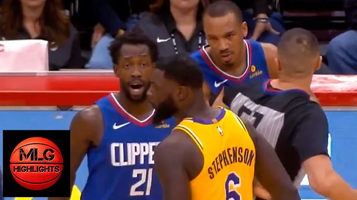 Lance Stephenson & Avery Bradley Scuffle | LA Lake...