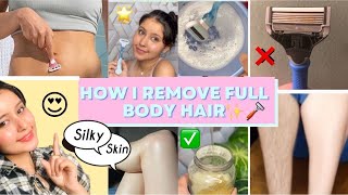 Remove Unwanted Body Hair Instantly 🪒|10 Shaving Hacks😍Everyone Must Know| No ingrowns & Hard Hair