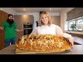 THE BIGGEST GARLIC BREAD EVER EATEN...PROBABLY | XMAS SERIES 2020 | BeardMeatsFood