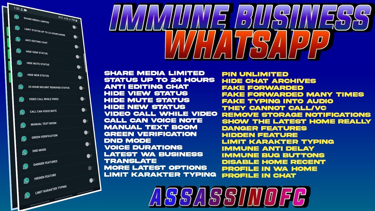 [50 IMMUNE BUTTONS] WA BUSINESS IMMUNE | RES UNLOCK | NO PASSWORD | BUSINESS WHATSAPP IMMUNE 🤡🃏