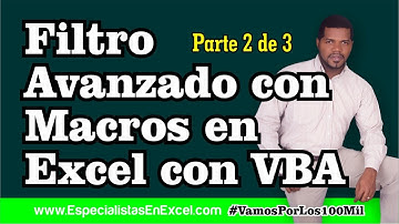Filtro Avanzado con Macros en Excel con VBA - 2 de 3 Trucos y Tips de Excel