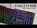 Evga z15 rgb  kailh speed silver switch lube  stabilizer tune