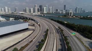 Miami Empty Streets During Covid-19 Lockdown - Easter Sunday 2020