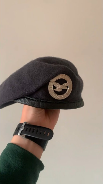 How to mould beret for cadets #cadets #military #uniform #aircadets #tutorial #beret #uk #mould