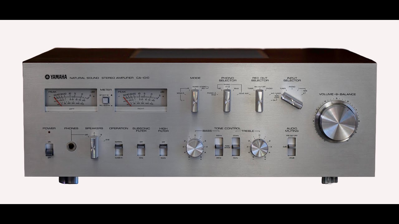 YAMAHA CA1010 Integrated Amp- Vintage Audio Review Episode #172