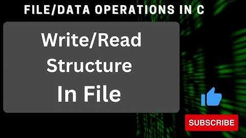 Why and what is the need to Store Struct Data in Binary File in C || fwrite() and fread()