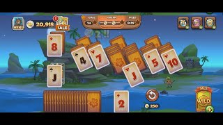 Tiki Solitaire TriPeaks (by Scopely) - free solitaire card game for Android and iOS - gameplay. screenshot 2