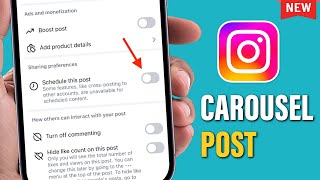 How to Schedule Carousel Post on Instagram