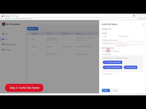 1 How to Add Site, Devices and Invite Owner on Portal
