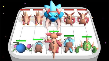 MONSTER EVOLUTION MERGE - Monster Merge 3D #mergemaster #androidgamemergebattle #merge #games