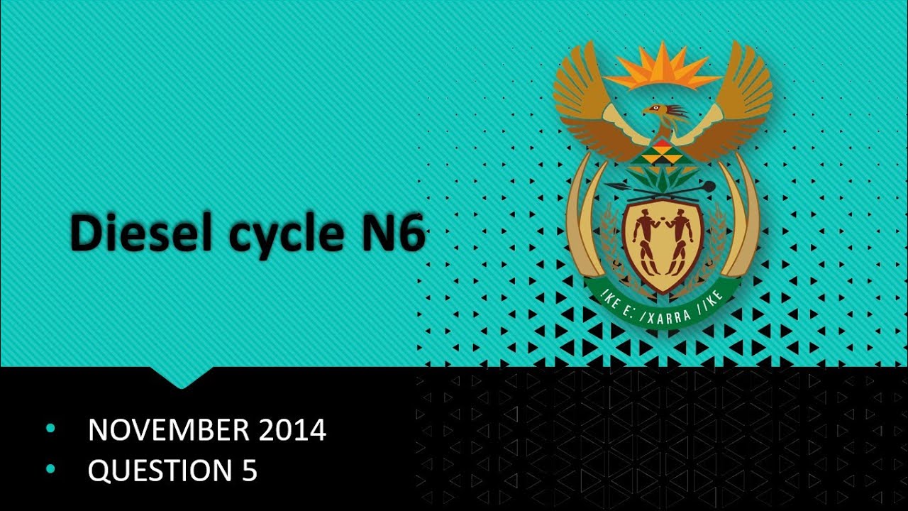 POWER MACHINES N6 | Diesel cycle | November 2014 QP