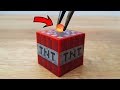 EXPERIMENT MINI METAL BALL 1200 Degree vs Minecraft TNT