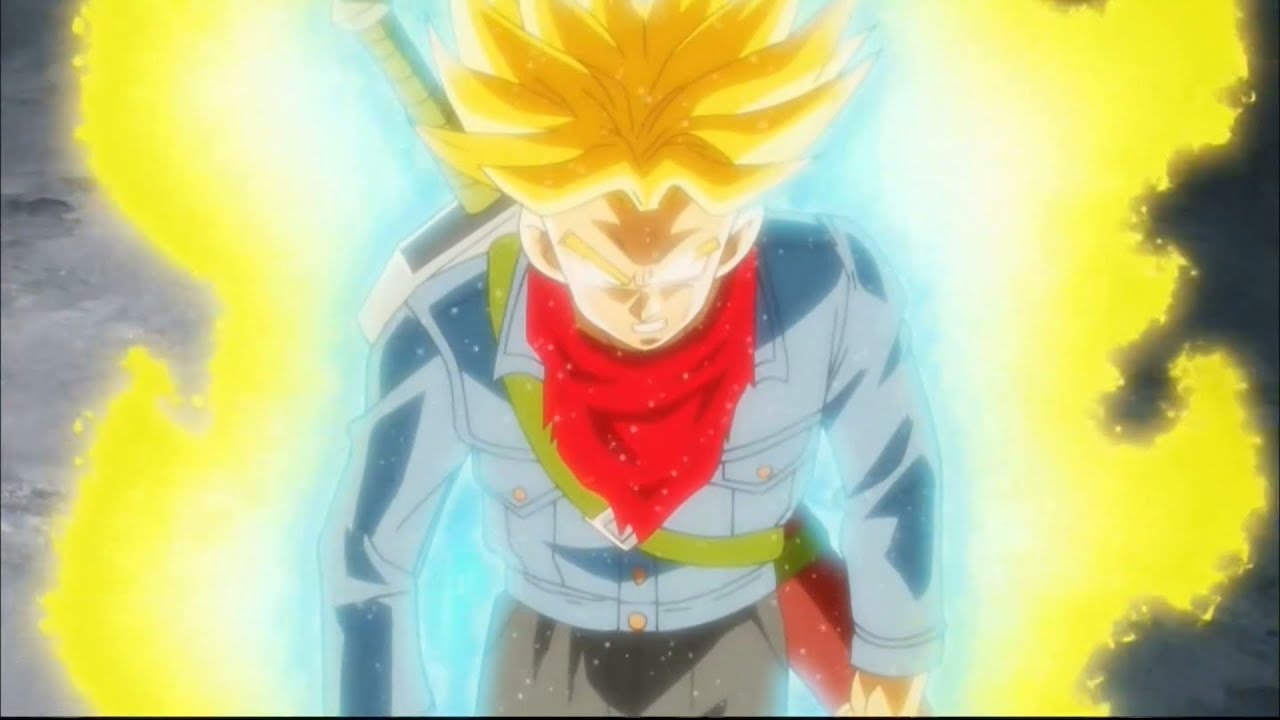 Future Trunks Goes Super Saiyan Rage #trunks #futuretrunks