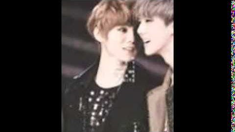 Sehun before and after Luhan left