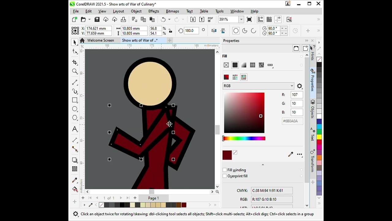 Drawing E1/P1 of War of Culinary Show | 