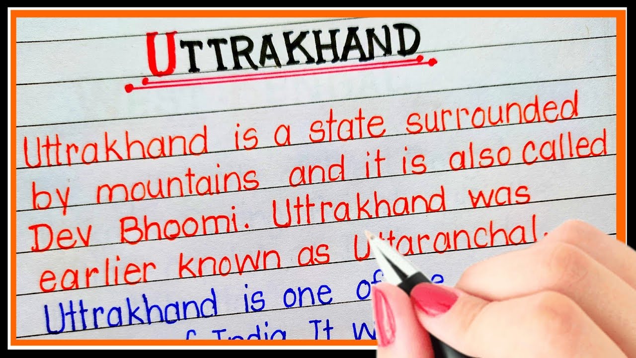 short essay on uttarakhand