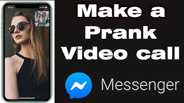 How to make a prank video call prank background on Facebook Messenger