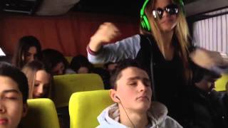 Harlem shake on the bus