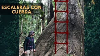 COMO HACER ESCALERA CON CUERDA - TRES METODOS