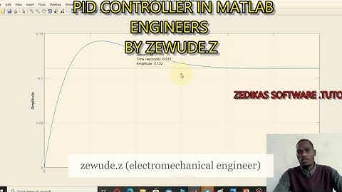 proportional,integral & derivative CONTROLLER using MATLAB