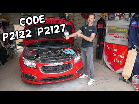 FIX CODE P2122 P2127 ENGINE LIGHT ON ENGINE POWER REDUCED CHEVROLET CRUZE CHEVY SONIC