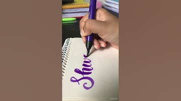 English Calligraphy #Ayisha_A#handlettering#calligraphy#shorts#viralvideo#Viralshorts