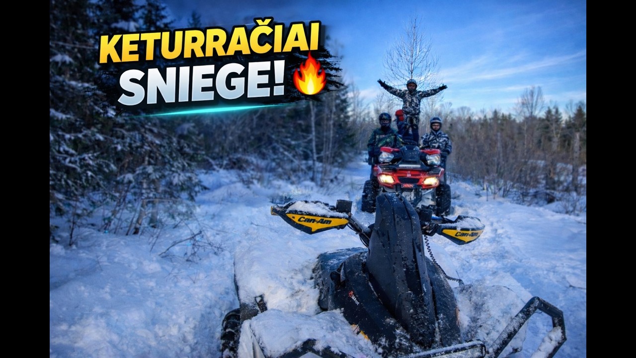 Žiemos uždarymas. Strigę keturračiai ir sugedus gervė. Ar pavyks grįžti namo?