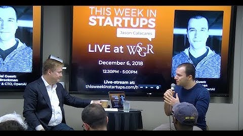 E882: TWiST Live! OpenAI Greg Brockman on rapid acceleration toward artificial general intelligence