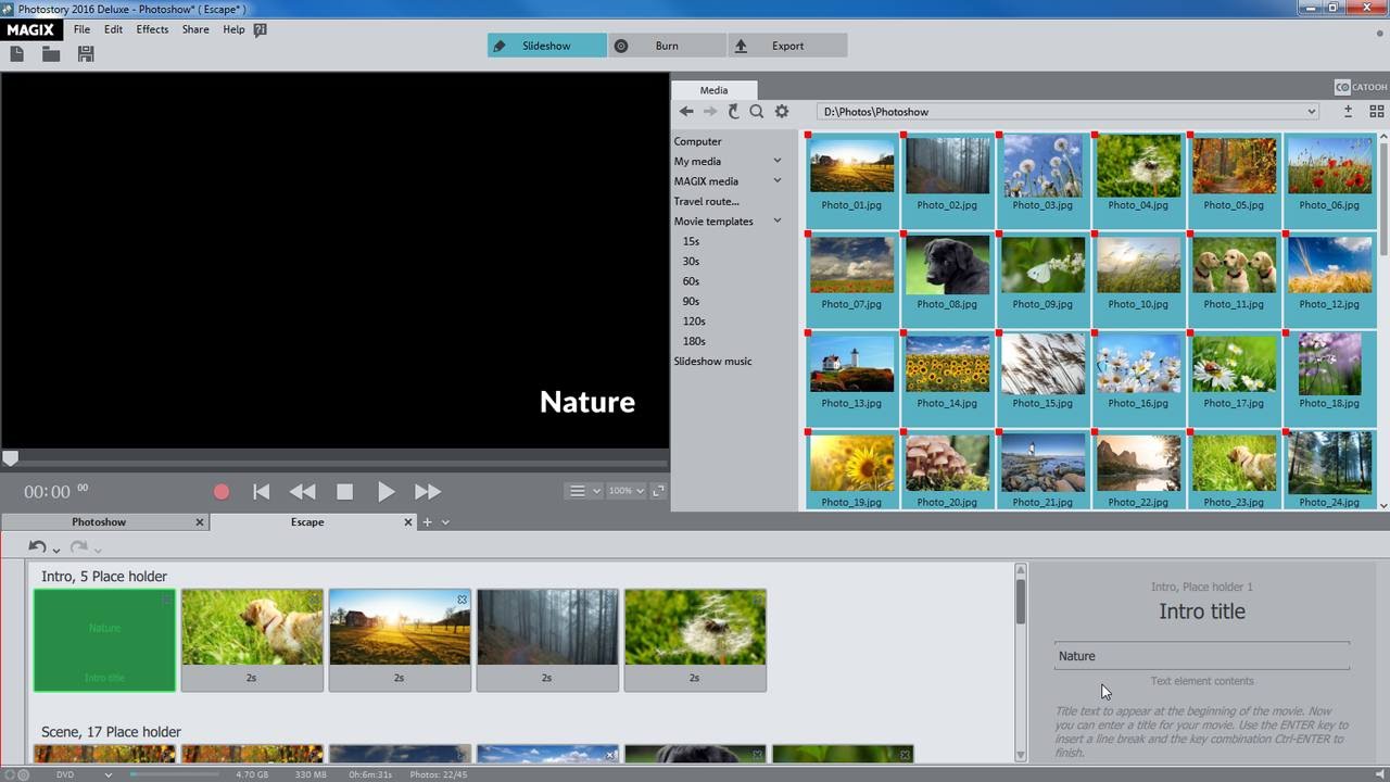 magix photostory deluxe 2021 tutorial