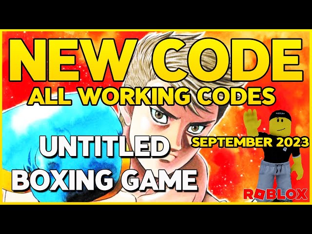 Untitled Boxing Game codes December 2023