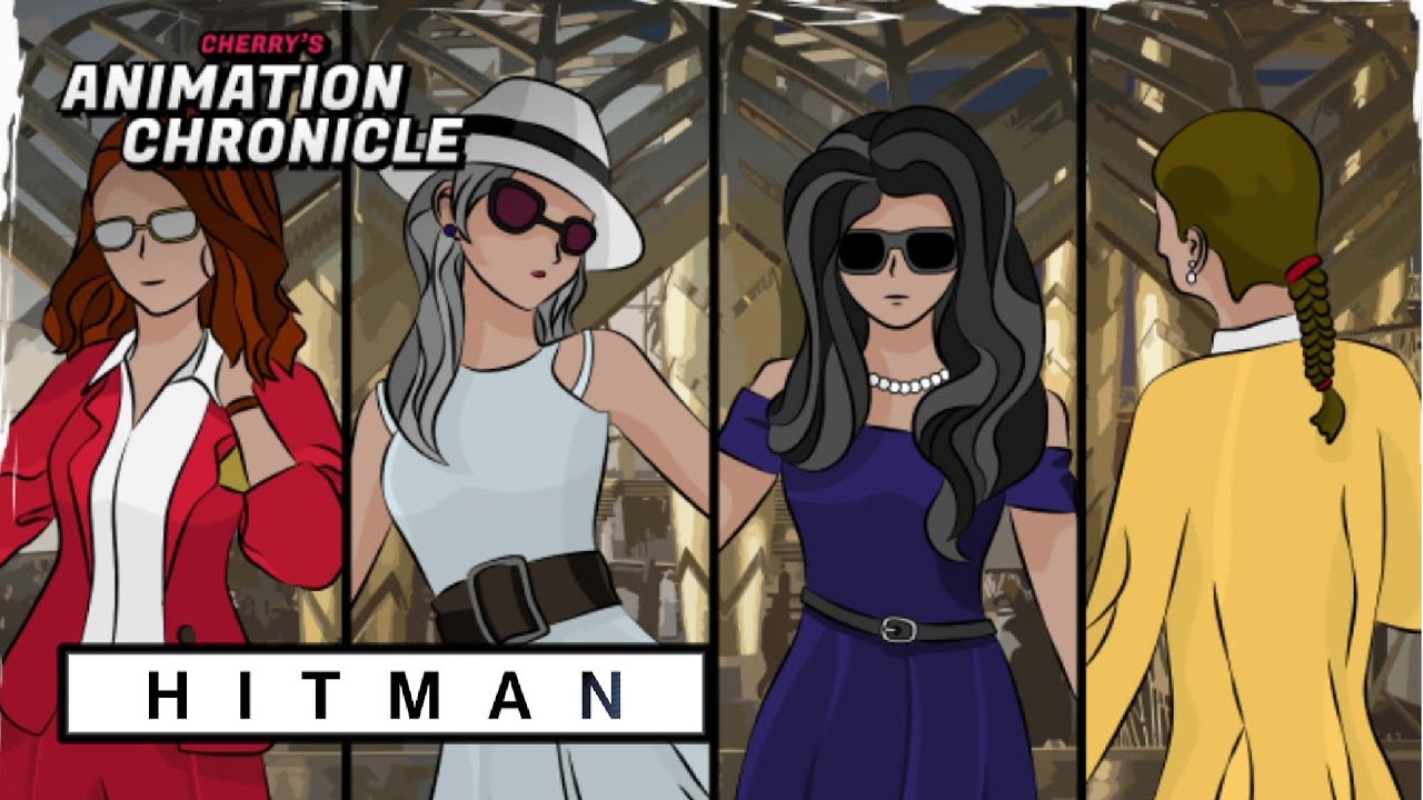 HAT,SHIRT,PANTS,VEST Assassin Silencieux HITMAN Contrat la une CHERRY'S ANIMATION CHRONICLE