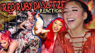 I LOST IT .. REACTING TO NICKI MINAJ  RED RUBY DA SLEEZE  ..