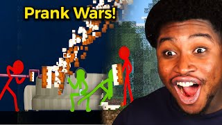 Prank War Animation Vs. Minecraft Shorts 34
