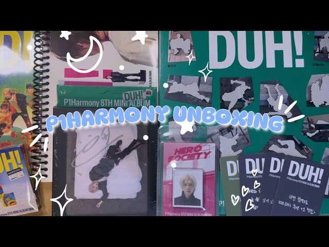 p1harmony duh! album unboxing 🩷 | theopobs - YouTube