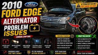 How Carhelpout Mobile Mechanic Auto Car Repair Shop 2010 Ford Edge with alternator Problem Issues