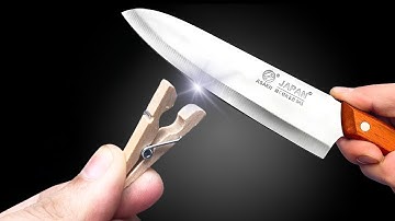 KNIFE Like Razor Sharp in 3 Minute! Easy Knife Sharpening Tips