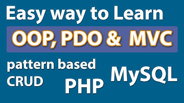 Creating a PHP OOP PDO MVC CRUD CMS part 18.