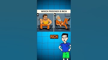 which prisoner is rich? #quiz #quizgames #quiztime #riddle #riddles #logicpuzzles #ytshorts
