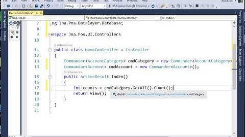 P O S Asp.Net Mvc Web Application Part ( 8 ) Create Main AccountCategories