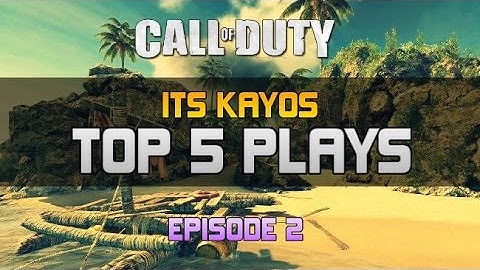 Call of Duty: TOP 5 PLAYS - INSANE ZERO GRAVITY TRICKSHOT!