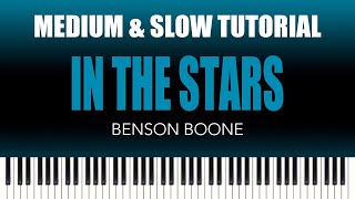 Benson Boone – In The Stars | MEDIUM & SLOW Piano Tutorial