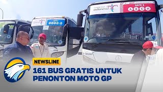 161 Bus Gratis Siap Akomodir Penonton Moto GP Mandalika [Newsline]