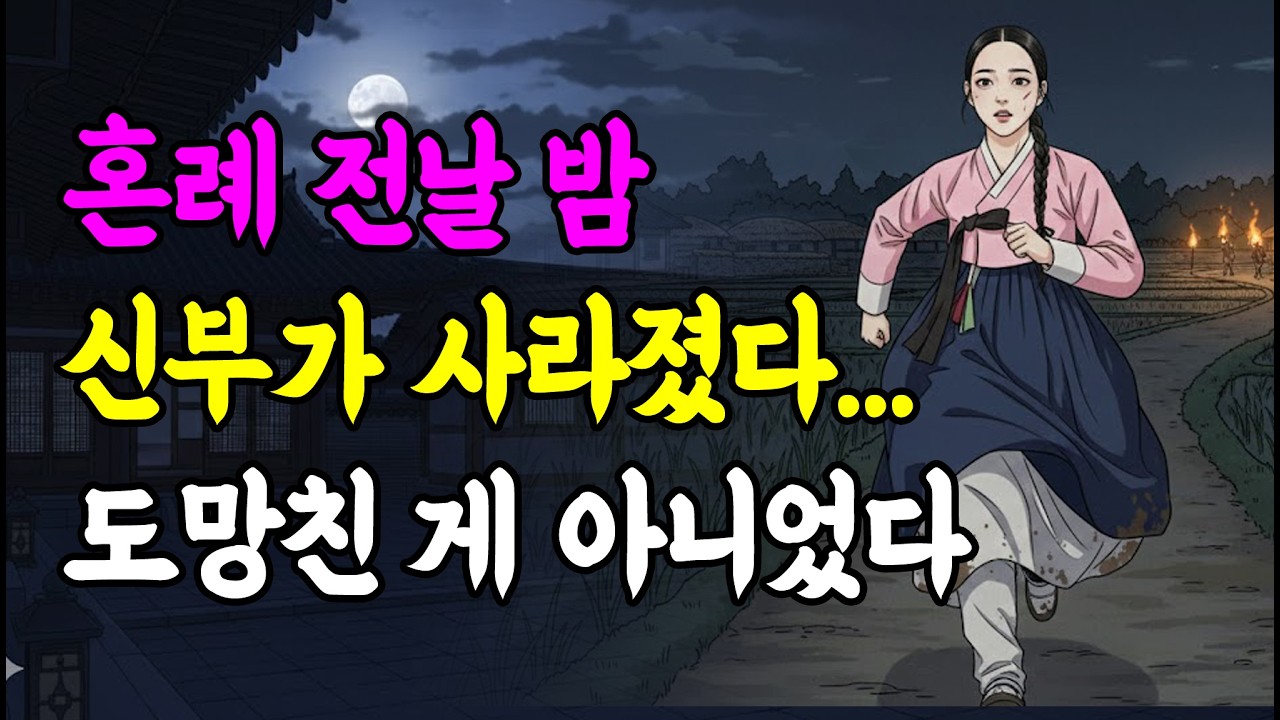 파혼 직전, 신랑이 직접 찾았다… 밝혀진 아버지의 비밀 | #야담 #민담 #전기수 #설화 #오디오북