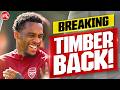 BREAKING: Jurrien Timber Completed His First Team Training Today…