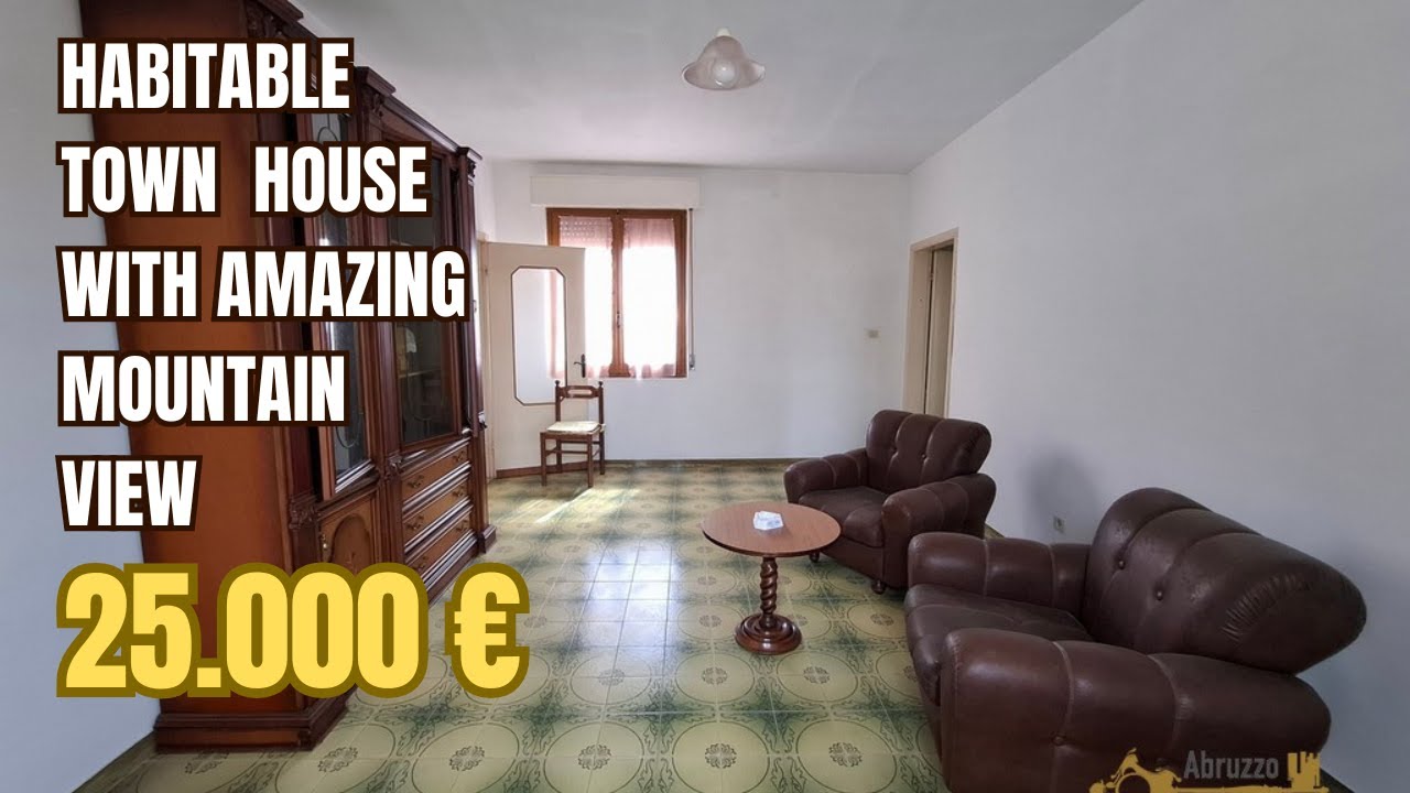 Habitable town house with mountain view. Celenza Sul Trigno, Abruzzo.
