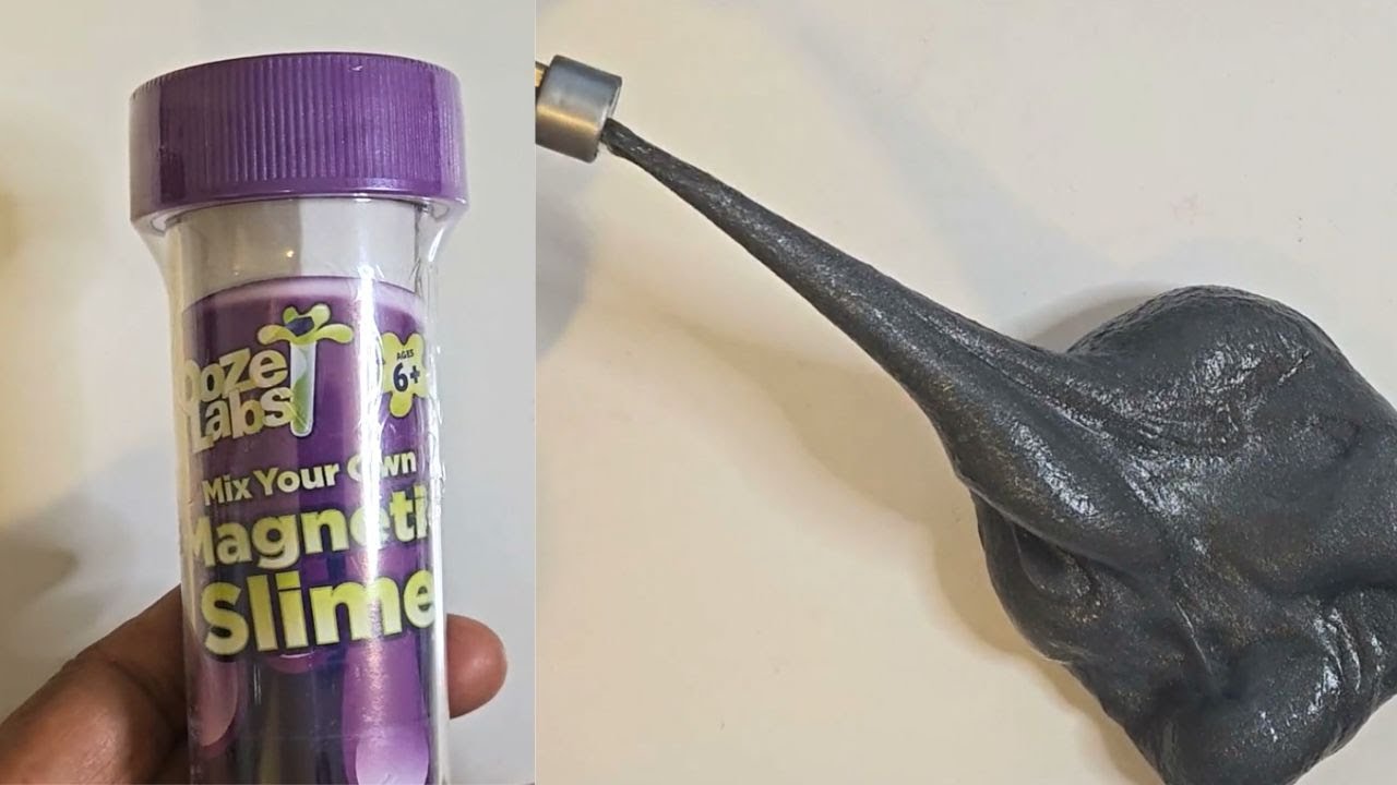 Thames & Kosmos Ooze Labs: Mix Your Own Slime- Magnetic - YouTube