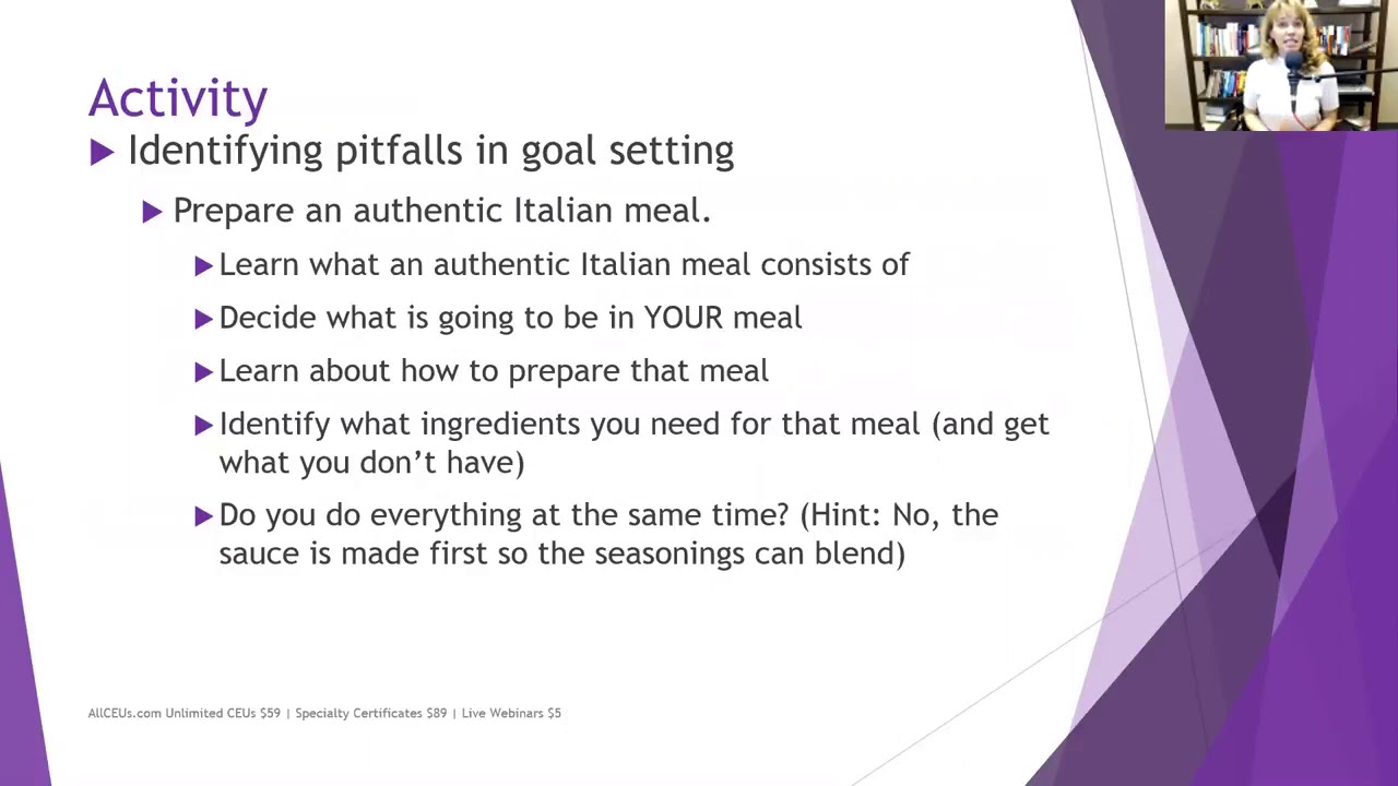 Setting Practical Goals