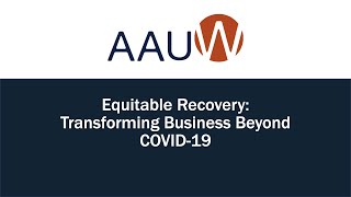 Equitable Recovery: Transforming Business Beyond COVID-19