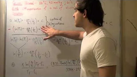 Clausius-Clapeyron Example